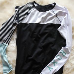 NWT XL Roxy Neon Tide Rashguard